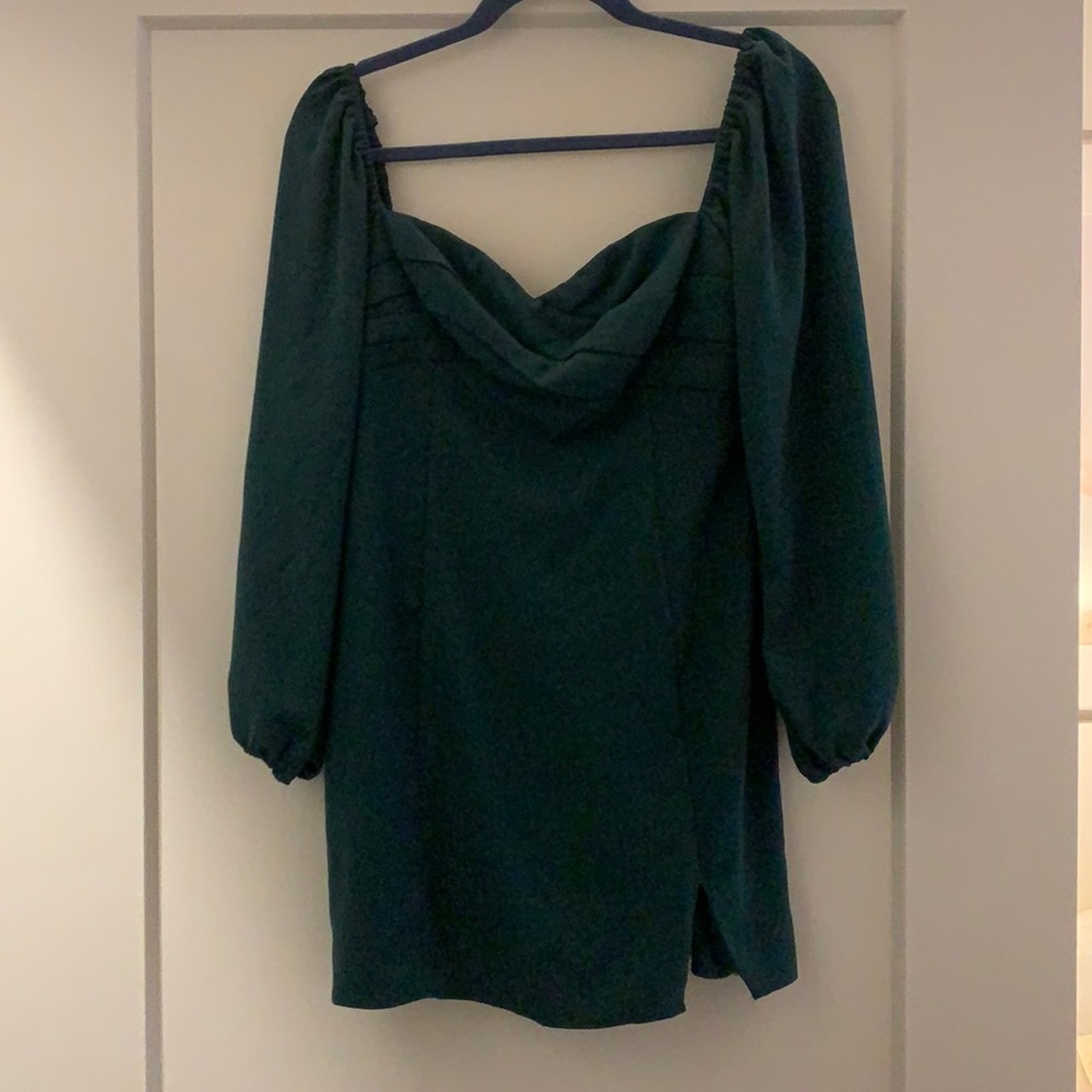 Abercrombie and Fitch green mini dress